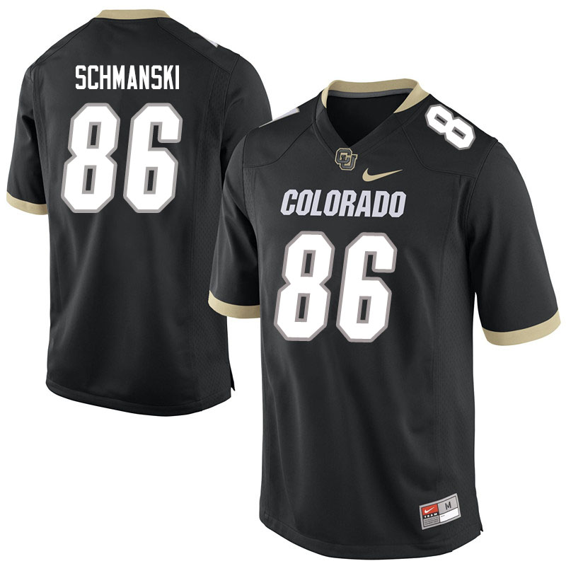 Men #86 C.J. Schmanski Colorado Buffaloes College Football Jerseys Sale-Black - Click Image to Close